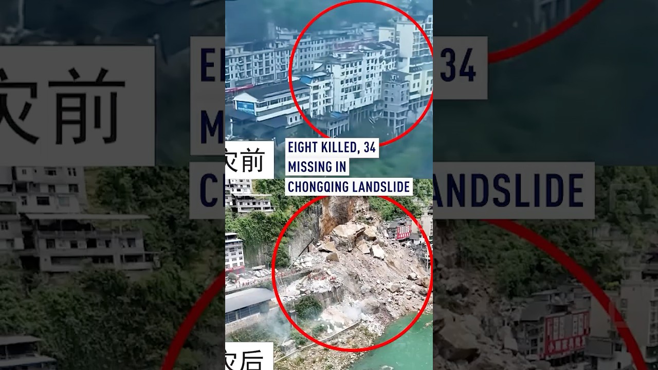 Eight killed, 34 missing in Chongqing landslide