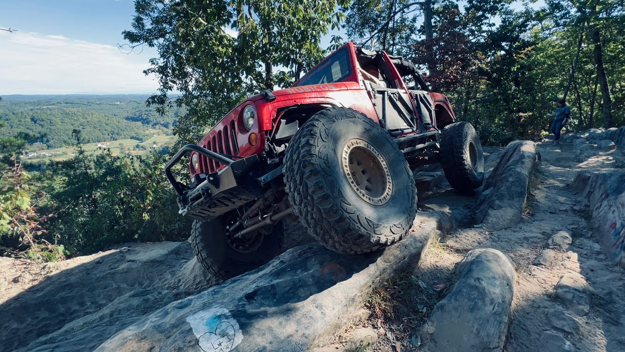 We rolled our Jeep on Trail 21 in Windrock!