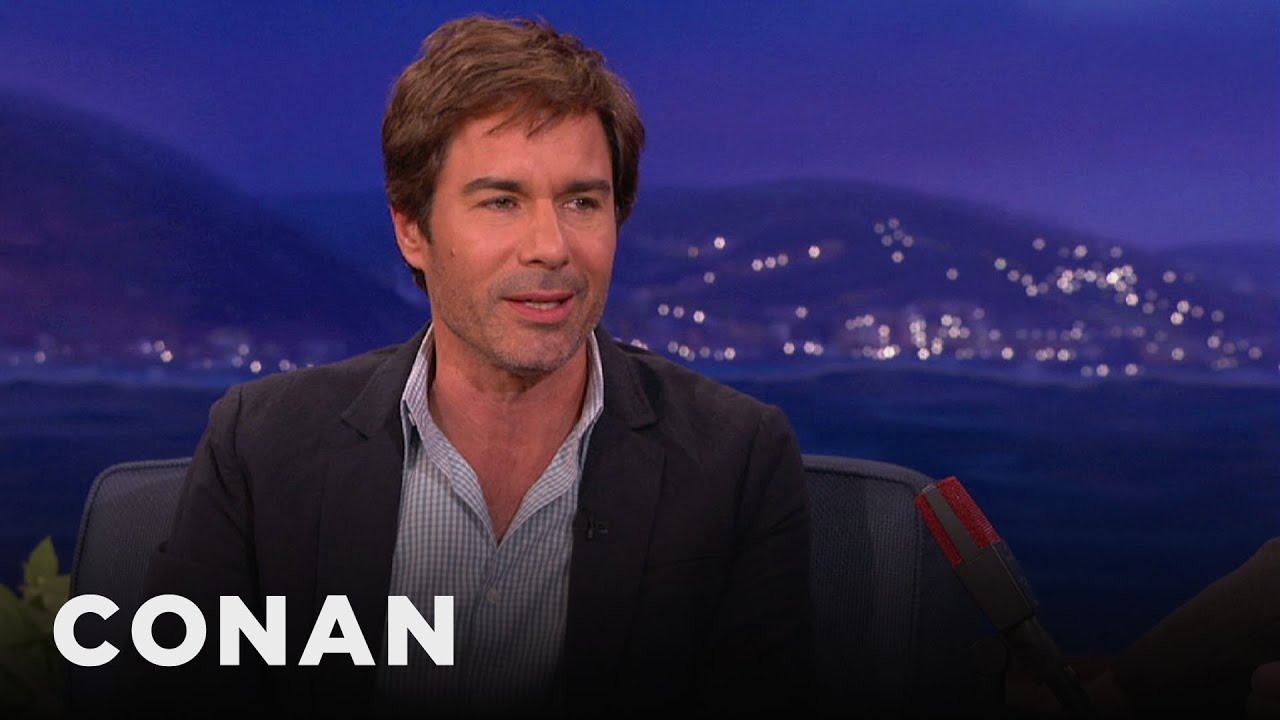 Eric McCormack's Home BBQ With Elton John | CONAN on TBS