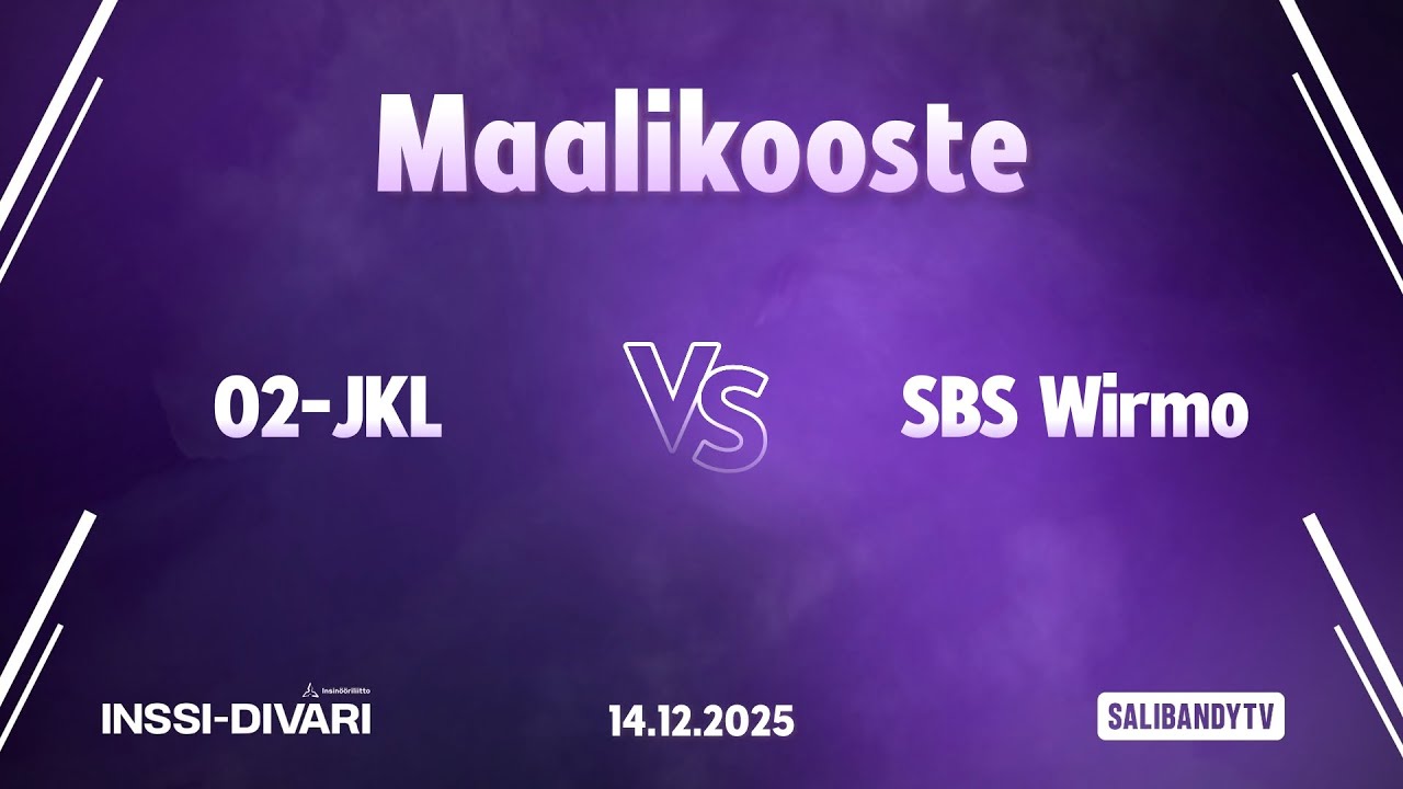 Maalikooste: O2-JKL - SBS Wirmo (Inssi-Divari M)