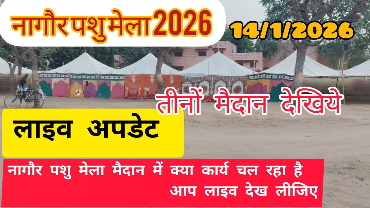 Nagaur pashu mela 2026 || नागौर पशु मेला 2026 || बाबा रामदेव पशु मेला नागौर 2026 || नागौर मेला 2026