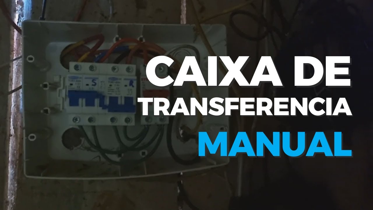Caixa de Transferência Manual para Energia Solar.