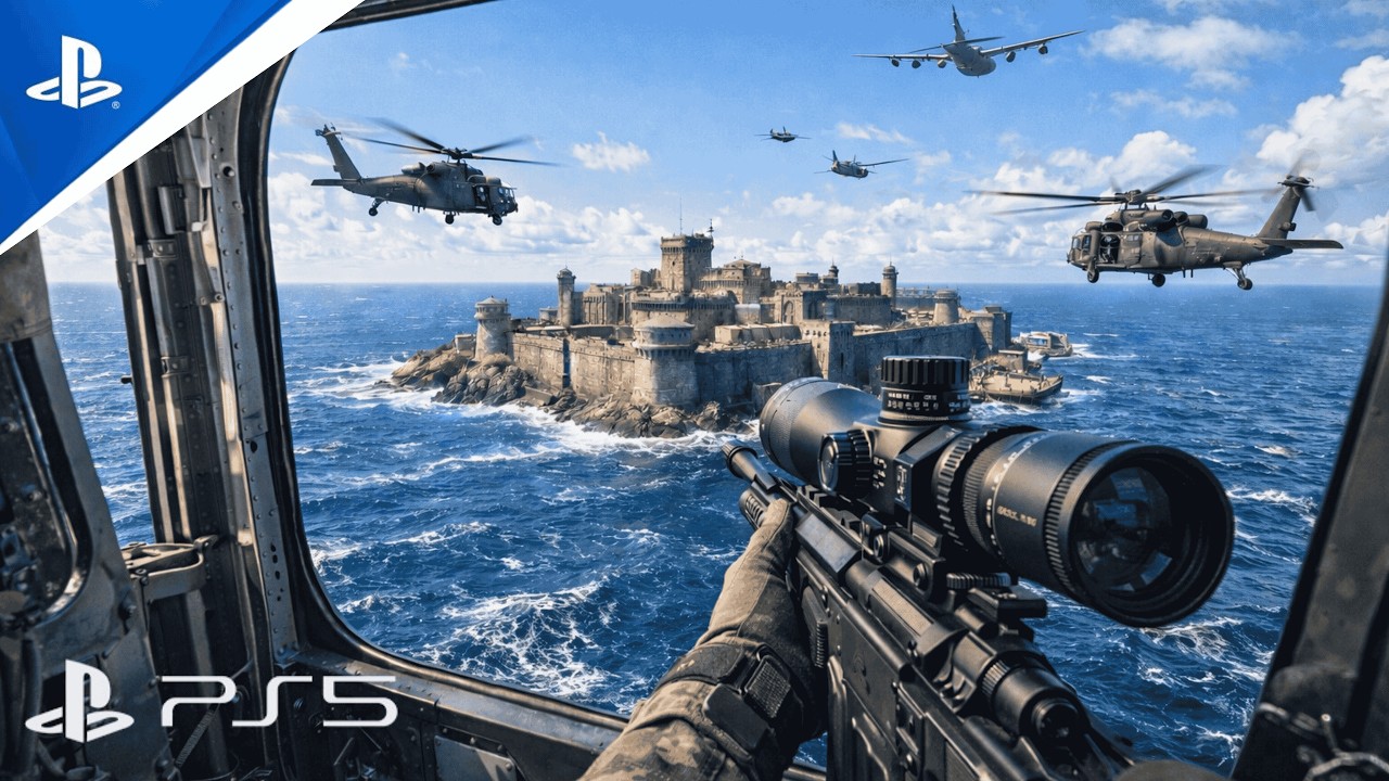 (PS5) Gulag Prison Assault with Helicopter Support | Realistic Gameplay | Call of Duty