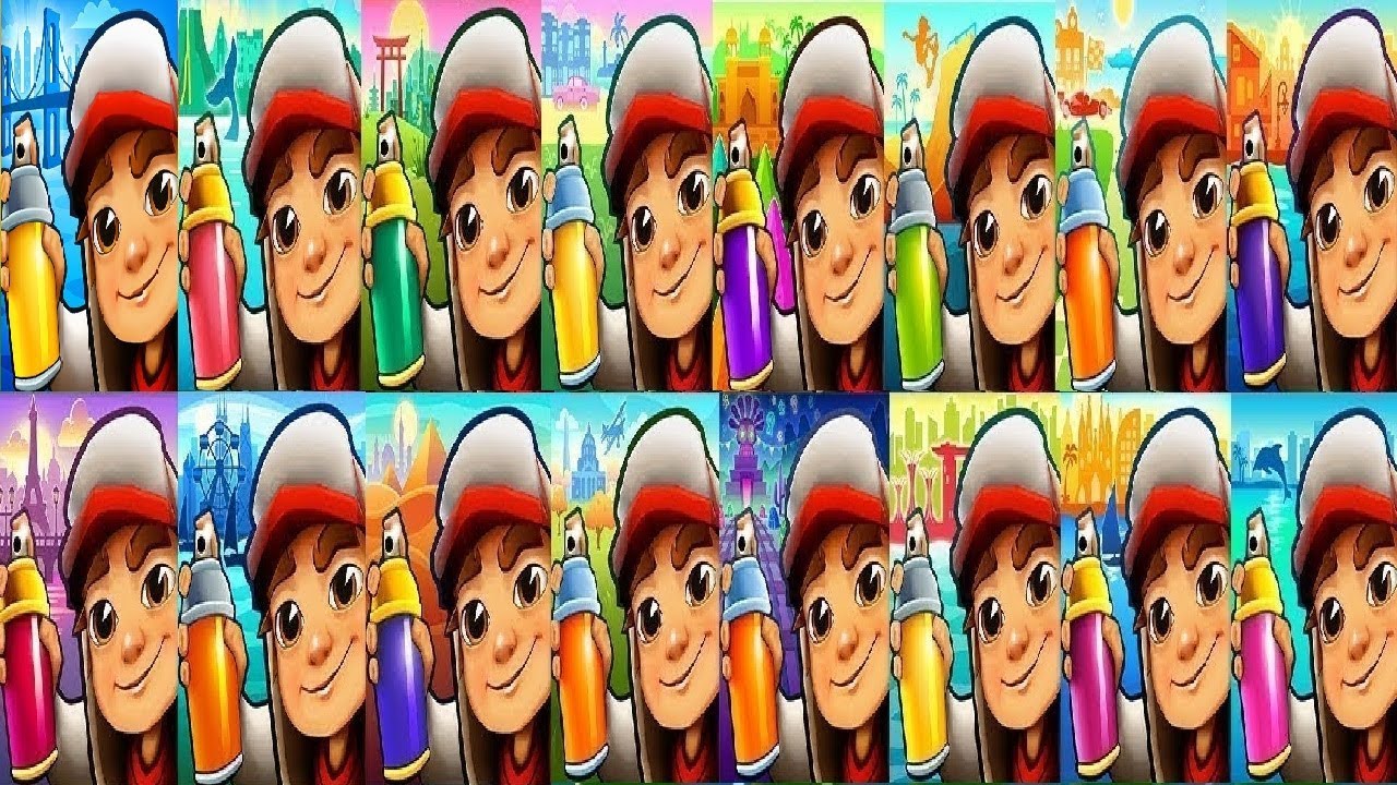 Subway Surfers -NEW YORK  VS Havana Venice Beach Buenos AiresTokyo Paris Chicago Saint PeterSBurg