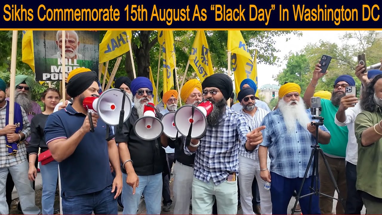 Sikhs Commemorate 15th August As &ldquo;Black Day&rdquo; In Washington DC