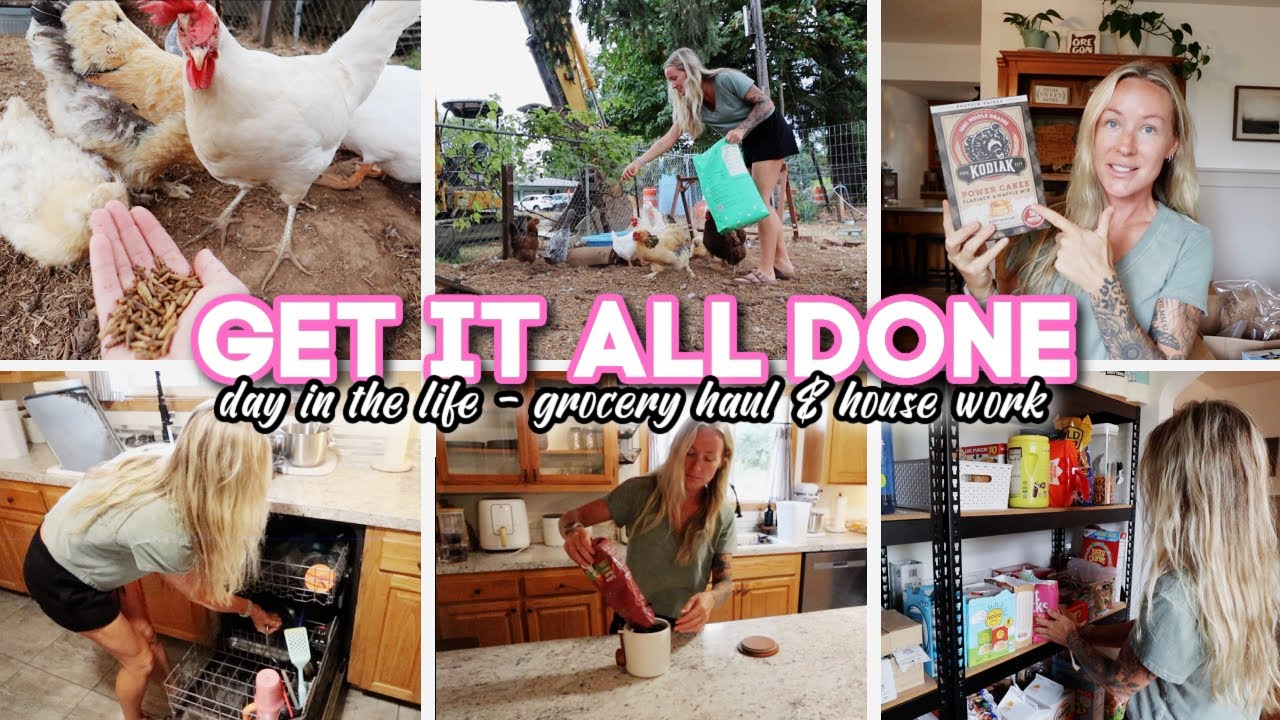 GET IT ALL DONE // 2 grocery hauls + house work // DAY IN THE LIFE