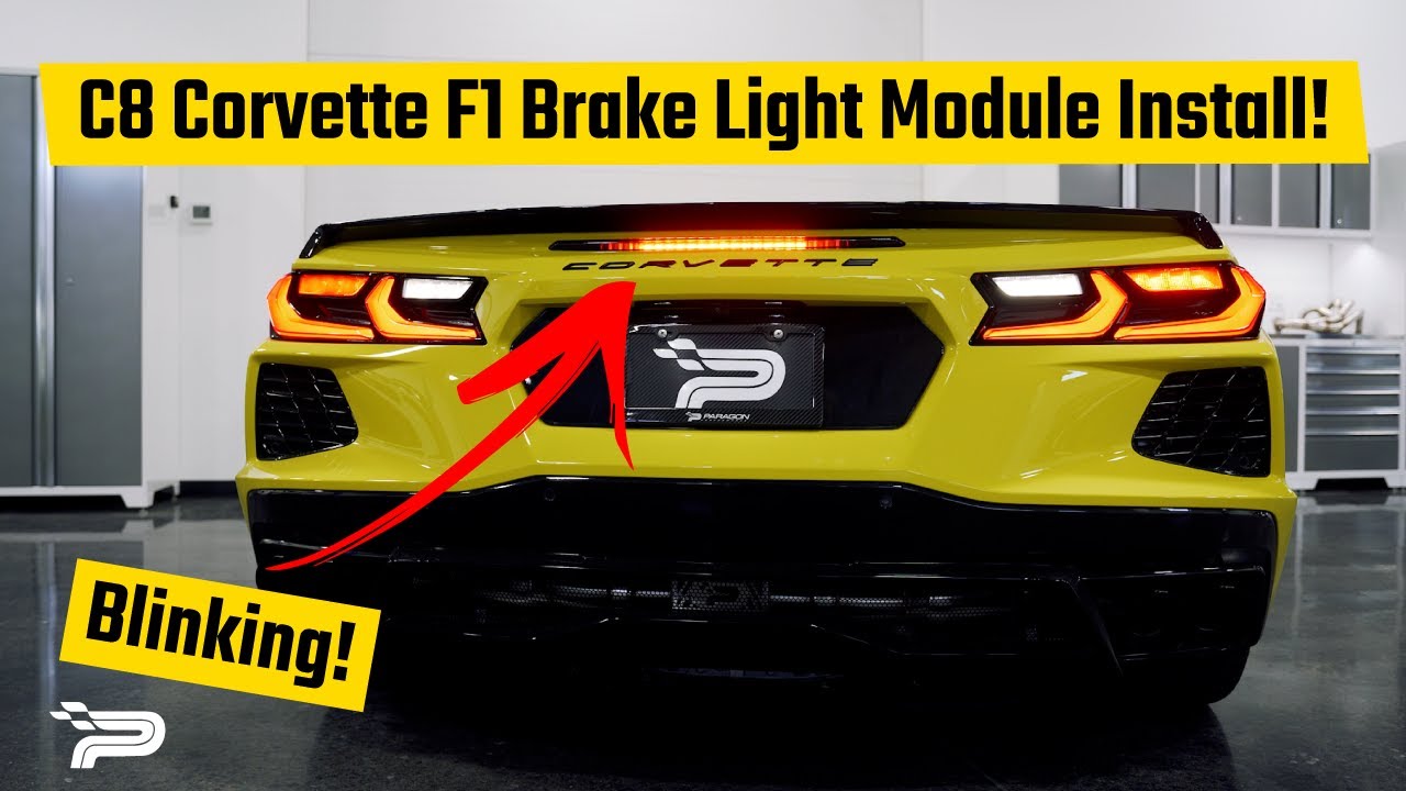 Paragon C8 Corvette F1 Brake Light Module Install - Plug & Play!