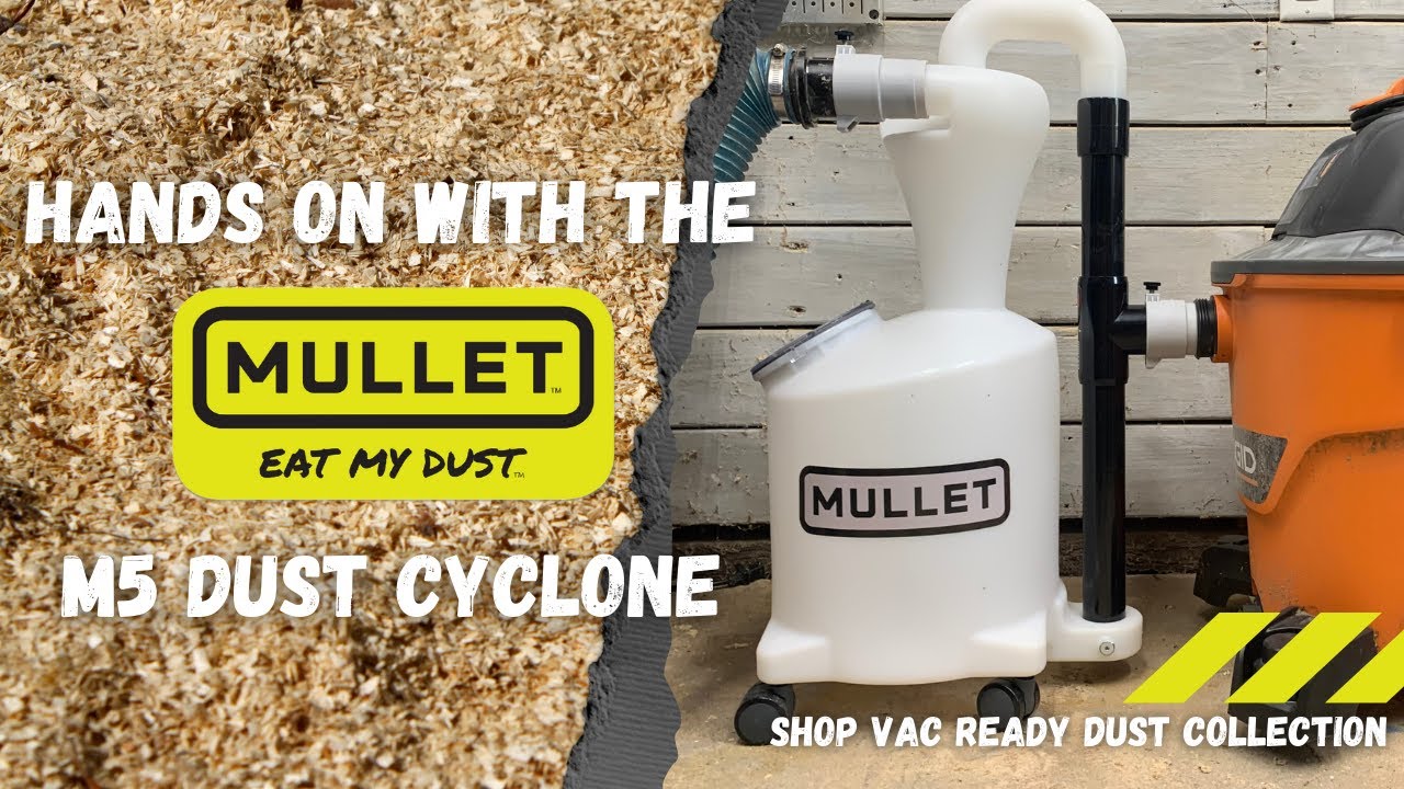 Dust Collection Upgrade | Mullet Tools M5 Dust Cyclone Installation & Review