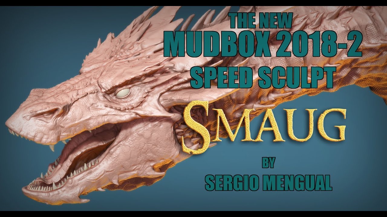 Mudbox 2018.2 Smaug Dynamic Tessellation Speed Sculpt