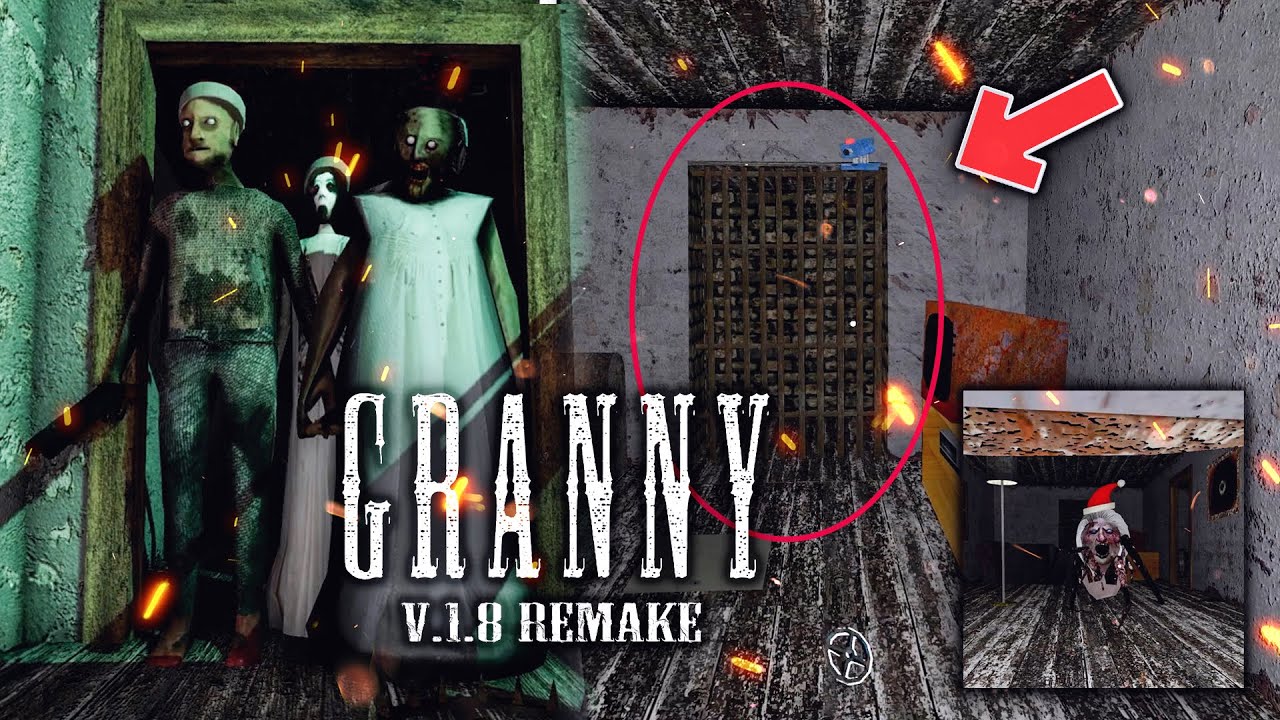 GRANNY'NİN EVİNDEKİ YENİ GİZLİ GEÇİT! (ÖRÜMCEK ARTIK EVDE GEZİYOR!) - GRANNY REMAKE 1.8