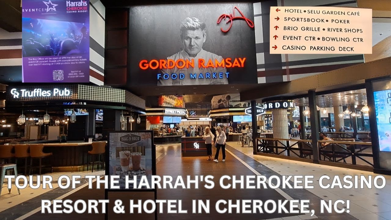 ТУР ПО КАЗИНО-КУРОРТУ И ОТЕЛЮ HARRAH'S CHEROKEE В ЧЕРОКИ, СЕВЕРА!