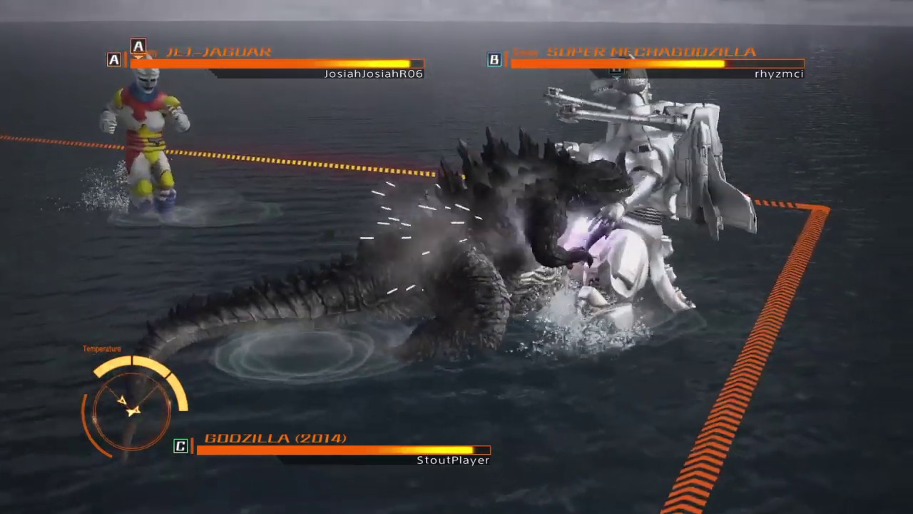 GODZILLA PS4 : Godzilla 2014 vs Jet Jaguar vs Super MechaGodzilla
