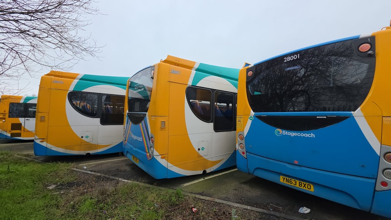 Its a Gas! | Stagecoach North East Scania K270UB ADL Enviro300SGs | Stored! | 15 February 2026