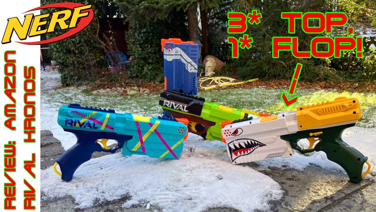 Amazon exklusive Nerf Rival Kronos - Top oder Flop? | Review und Test | OWL Nerf Community