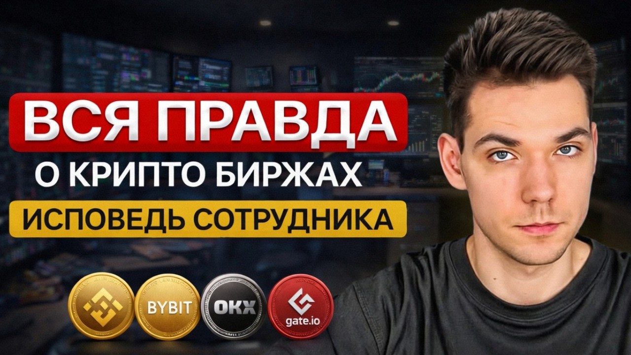 Как КРИПТО БИРЖИ вас ОБМАНЫВАЮТ!  Исповедь бывшего сотрудника.