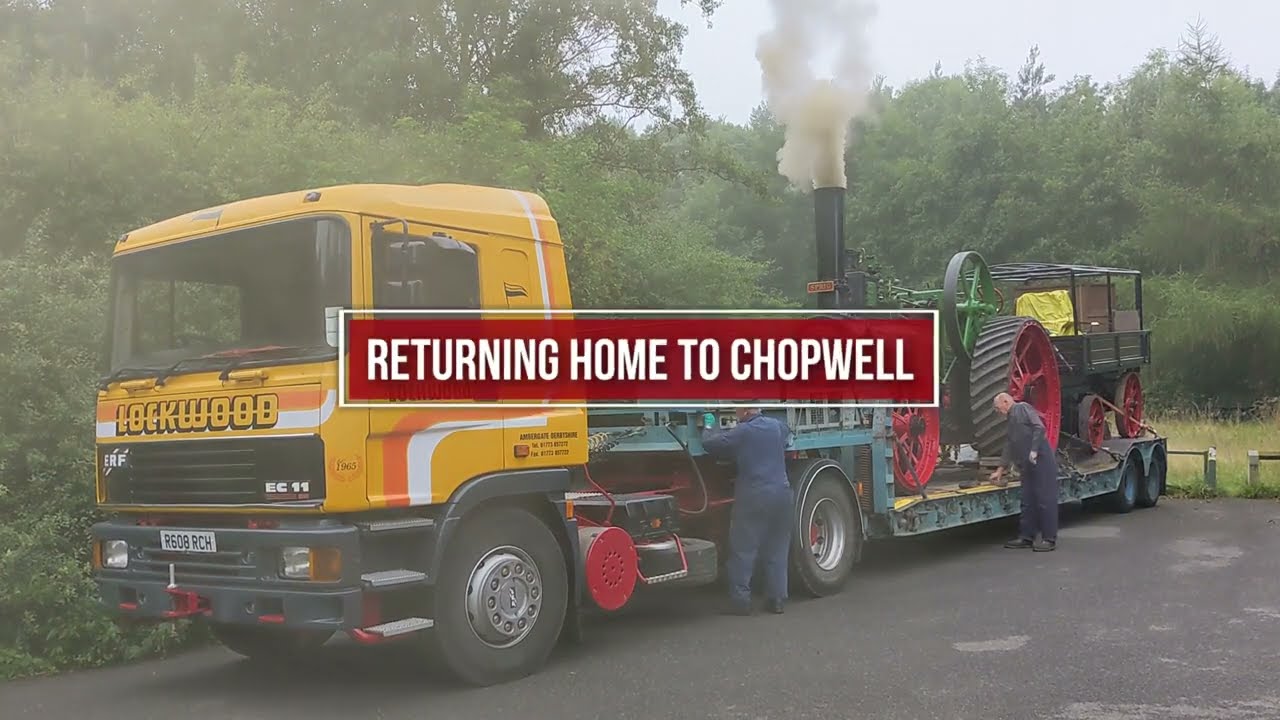 Traction engine returns home after 90 years