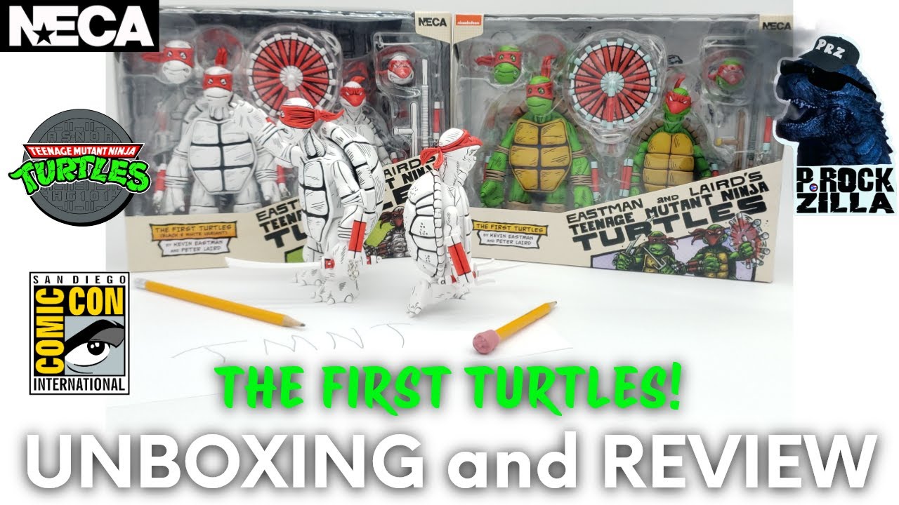 NECA TMNT The First Turtles 2-Pack (2024 SDCC Exclusive) | Mirage Comics | Unboxing & Review