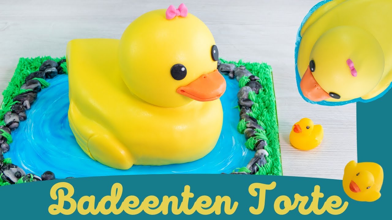 Badeenten Motivtorte  | Rubberduck Cake | Motivtorte herstellen