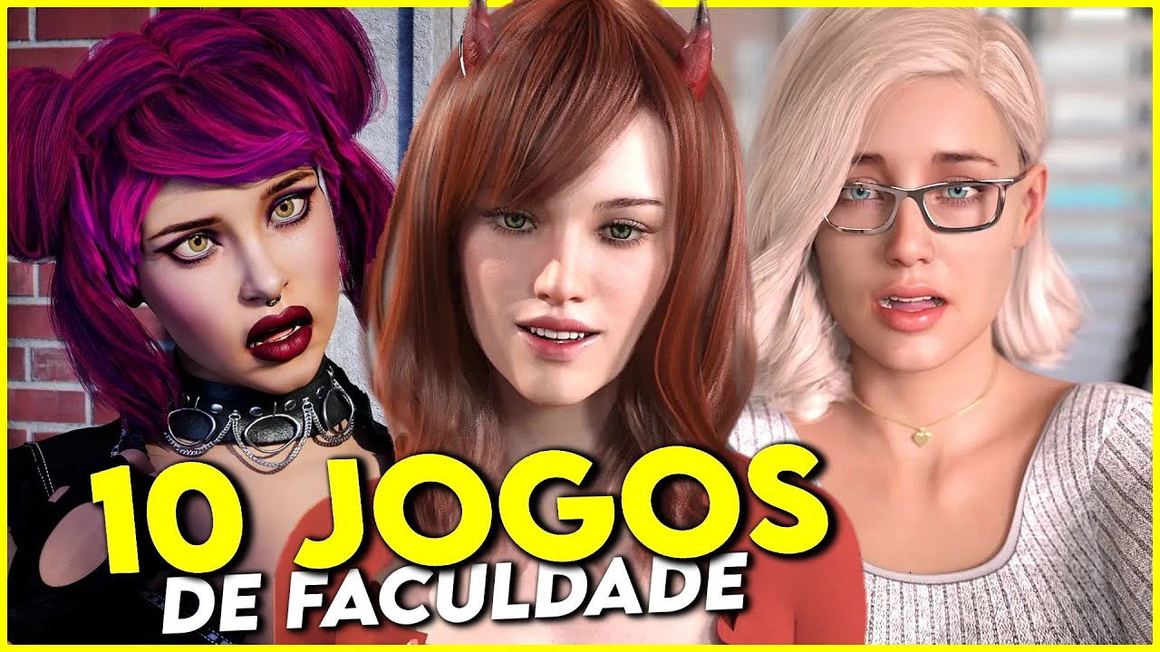 TOP 10 JOGOS DE ROMANCE E FACULDADE EM PORTUGUÊS: Pc|Android