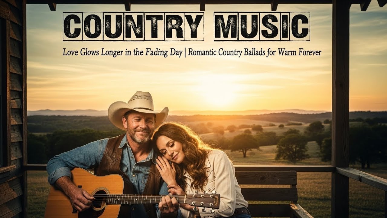 Love Glows Longer in the Fading Day | Romantic Country Ballads for Warm Forever