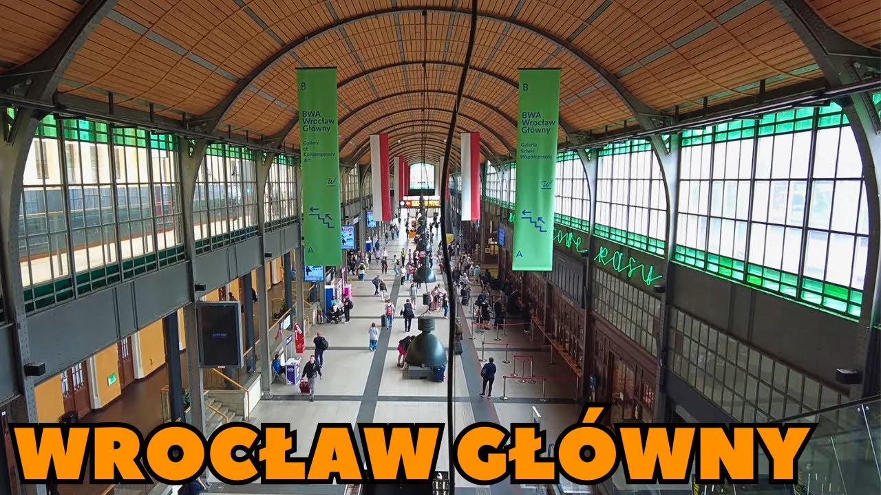 Zwiedzamy dworzec kolejowy Wrocław Główny | 2024