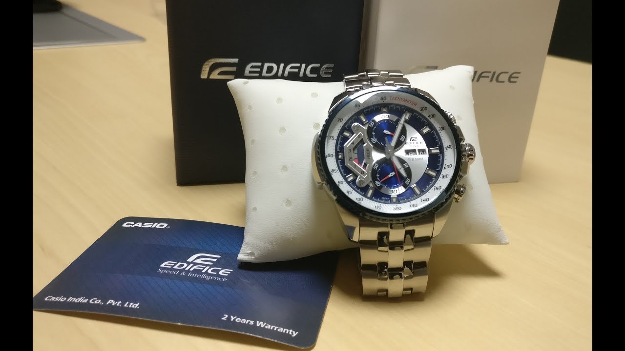 Casio Edifice Unboxing and Chronograph Test