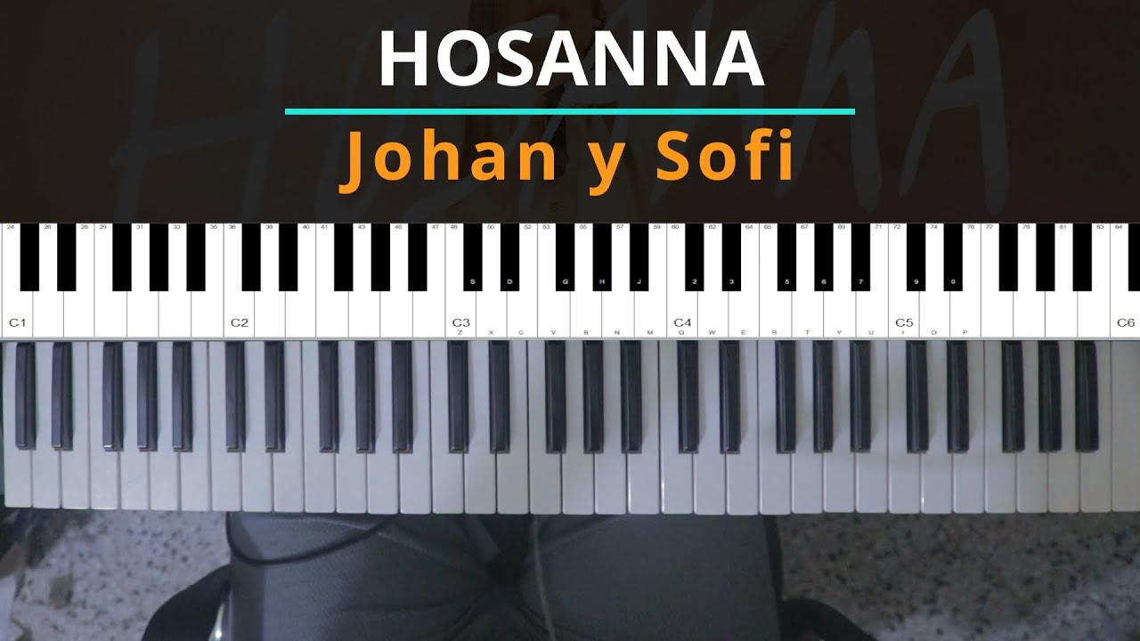#TUTORIAL HOSANNA - Johan y Sofi - tutorial piano |Kevin Sánchez Music|