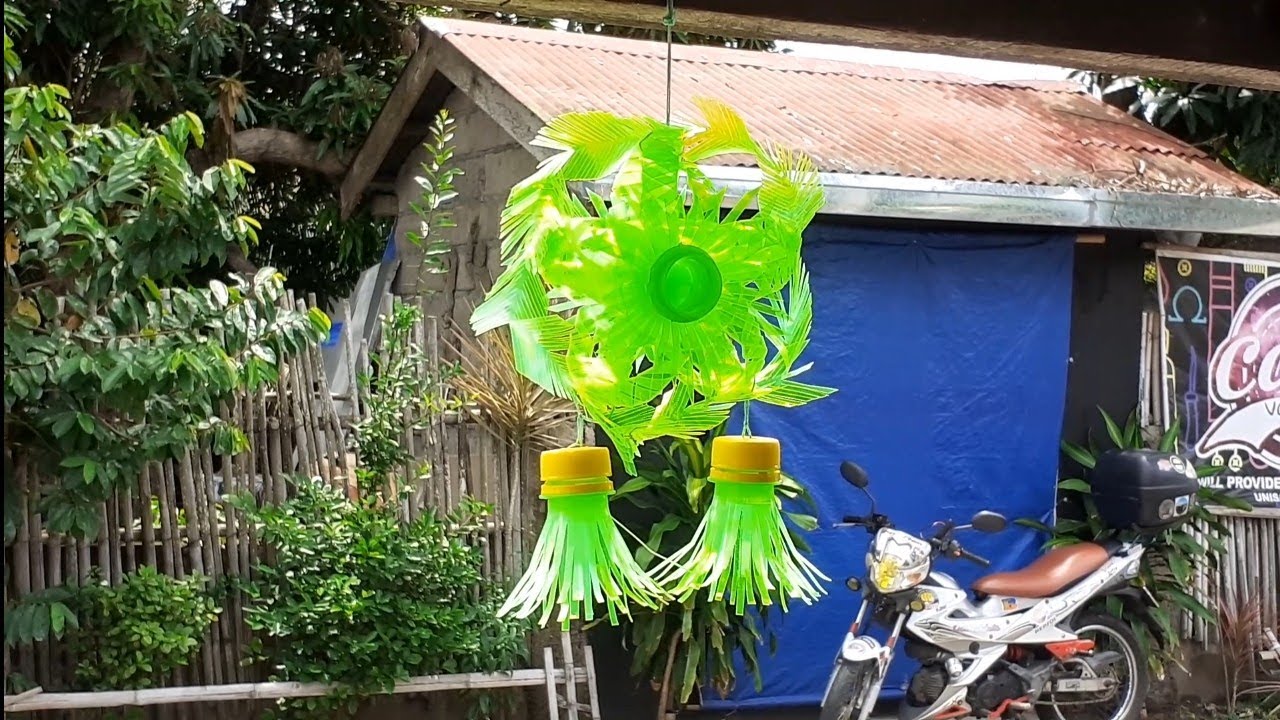 PINOY STYLE MAKING PAROL USING PLASTIC SODA BOTTLES PART I