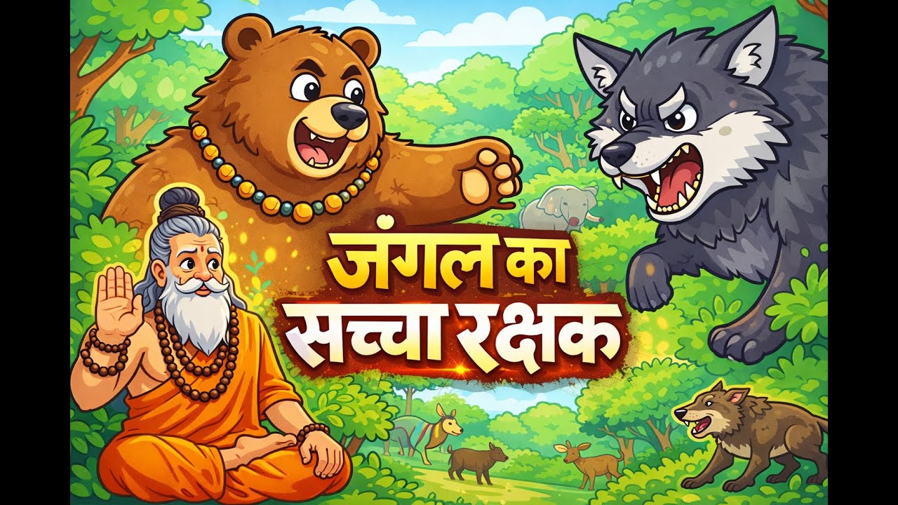 जंगल का सच्चा रक्षक : भालू और सियार की खतरनाक चाल” | jungle safari |