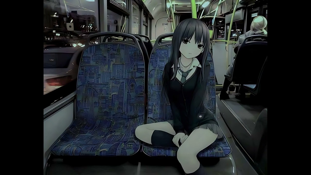 it's 2002 & you're on a night bus through tokyo