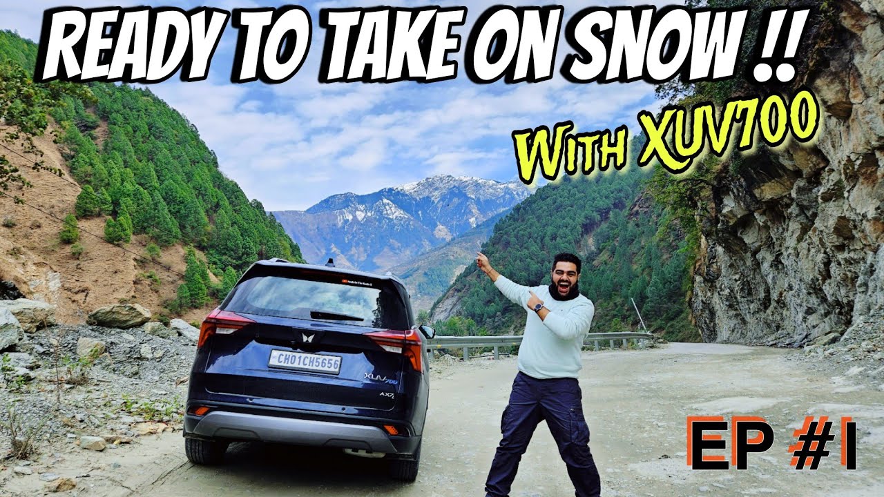 Nikal Pade XUV700 mein Snow ki तलाश करने | Auli | Solo Winter Trip 🏂