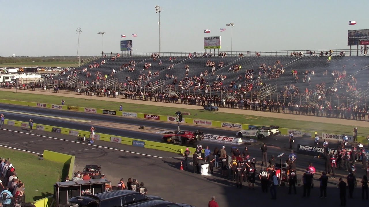 Nitro Funny Car Crash Getting Rear Ended at 200MPH! Texas MotorPlex 2023