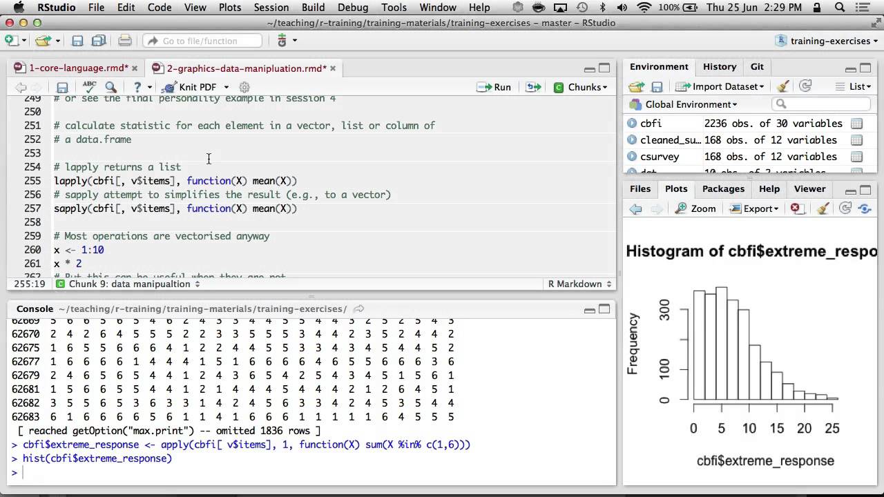 3.2: Data manipulation - Introduction to R Workshop
