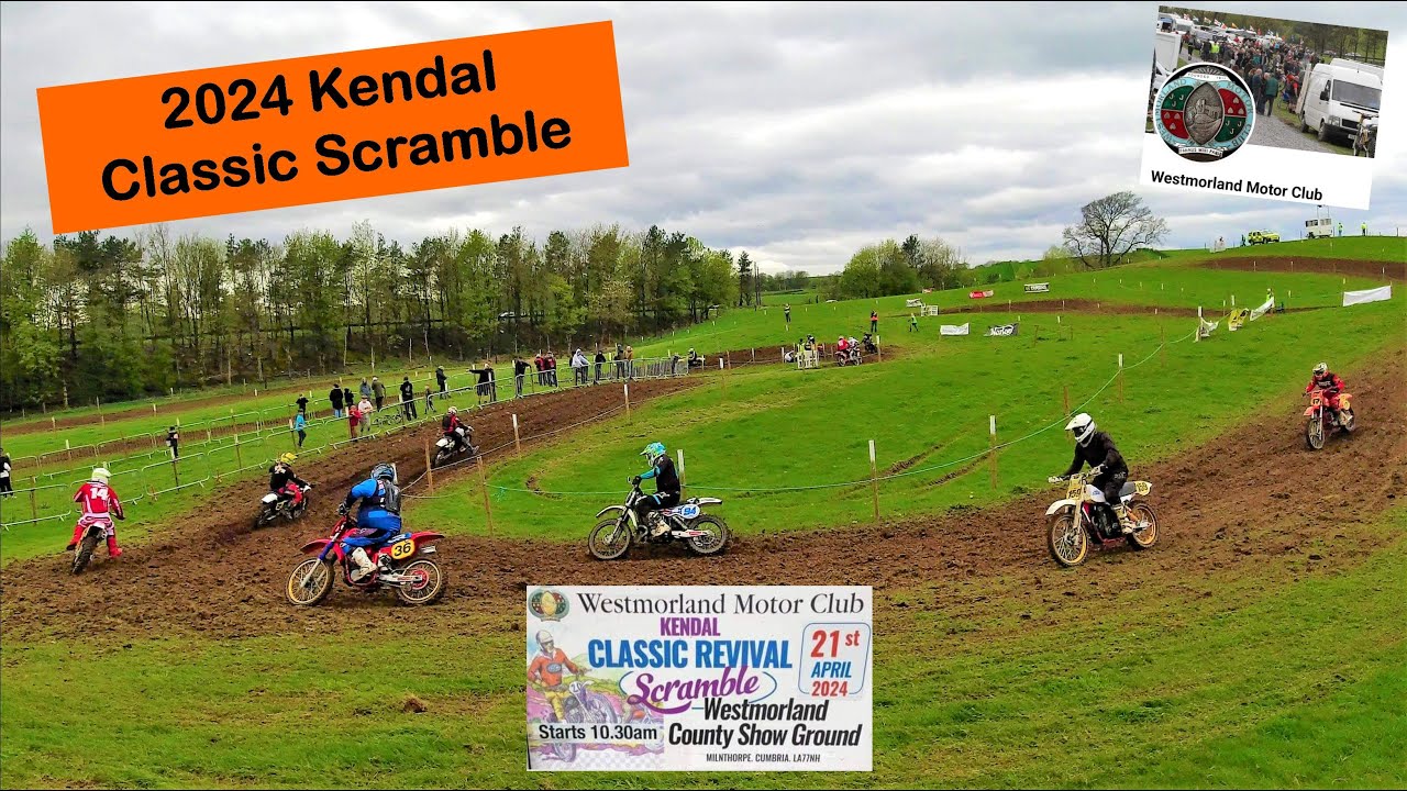 2024 Kendal Classic Scramble - Westmorland Motor Club - Races 1-8 - Starts and early laps