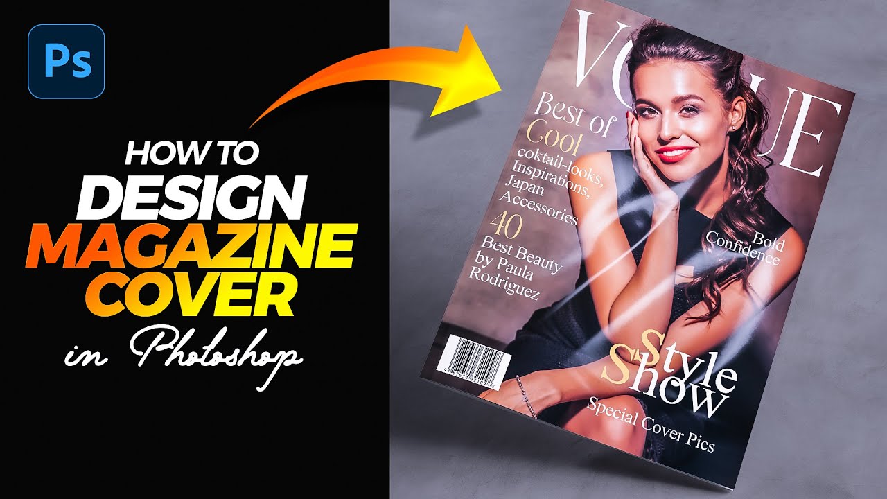Как создать обложку журнала в Photoshop