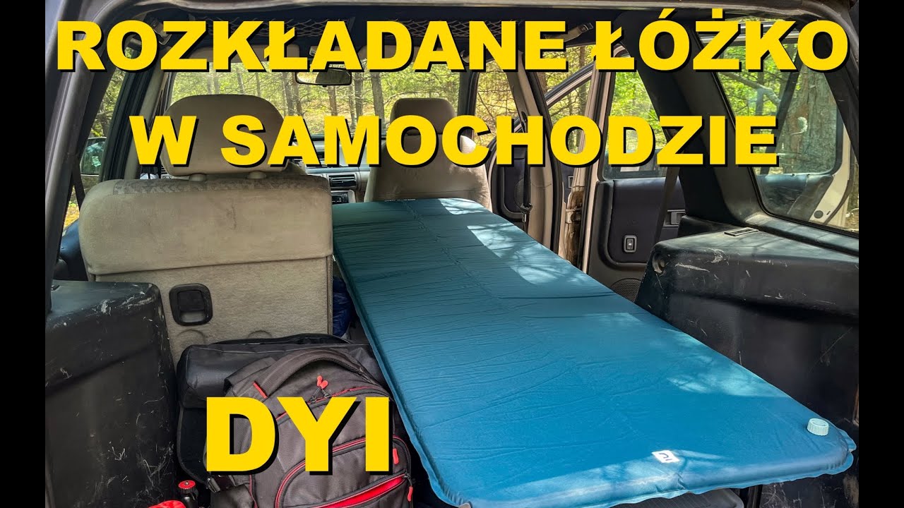 Zrób To Sam. Składane łóżko w samochodzie.