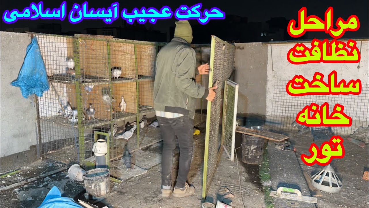 محل عجیب جفتگاه آیسان اسلامی!مراحل ساخت خانه تور!سوزاندن خانه سوزان نماینده عشق بازان اهواز در مشهد 