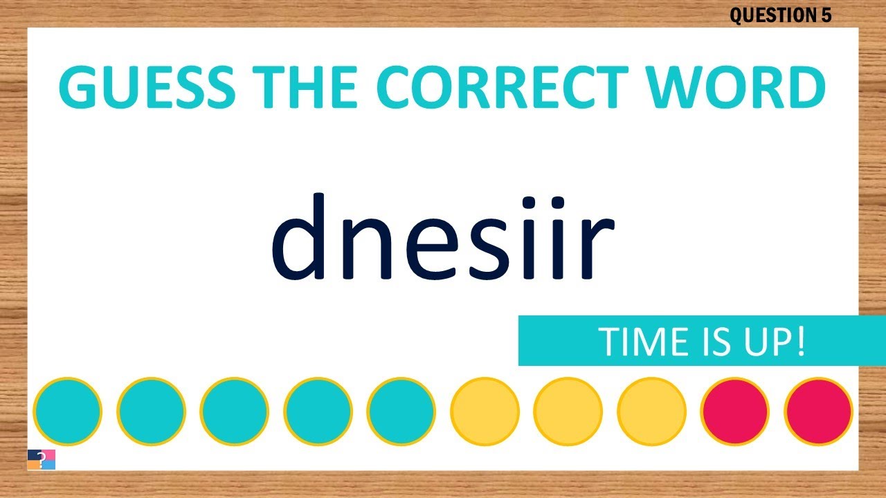 [Scrambled Word Game] Can You Unscramble These Words? 7 Letters