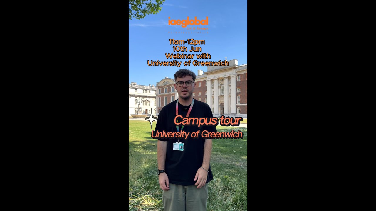 Take a Campus Tour of the University of Greenwich !