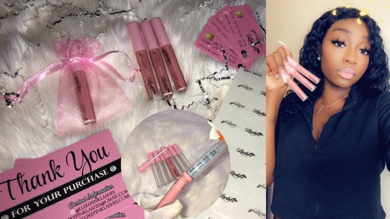 How I Make, Label, Package My Lipgloss! Ft Best Ali Pearl Deep Wave Wig