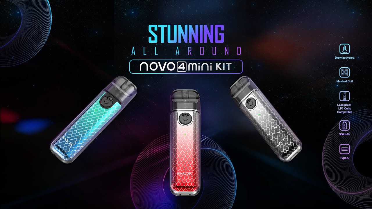 Обзор Smok Novo 4 Mini Pod Kit 900 мАч