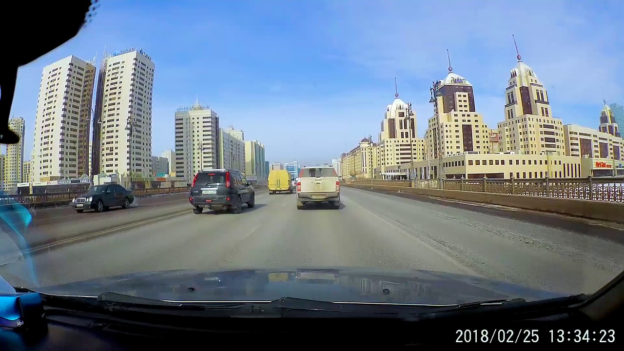 Улицы Астаны: проспект Туран, Сарыарка, Абая | Streets of Astana
