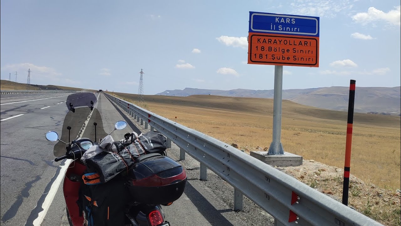 (125 cc Scooter ile KARS'A ULAŞTIK )(RKS LTR 125)