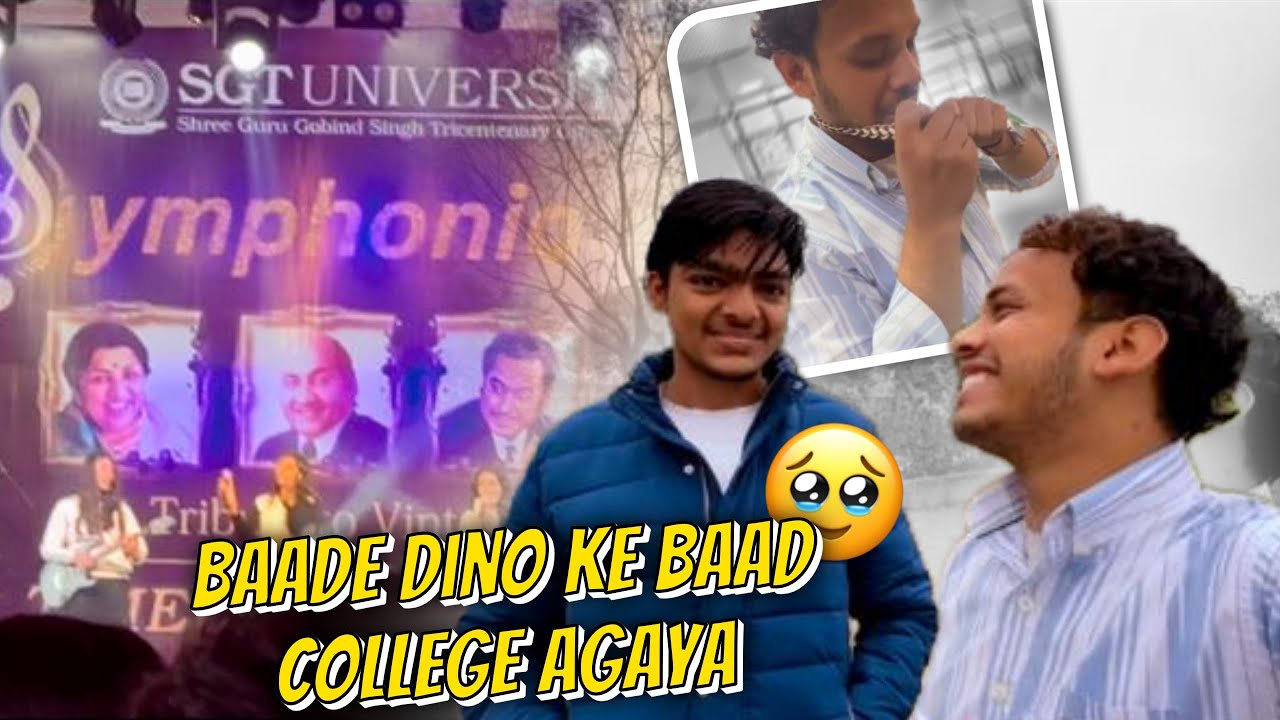 Padhai karne college aaye the, yahan toh function chal raha hai 😭🔥#sgtuniversity 