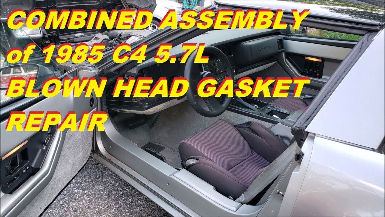1985 C4 Corvette Combined Videos for Assembly of 5.7L w/ Blown Head Gasket Rebuild on a Budget
