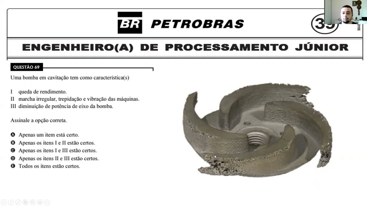 Prova Engenheiro de Processamento Petrobras 2008   CESPE   Questões 61 a 70