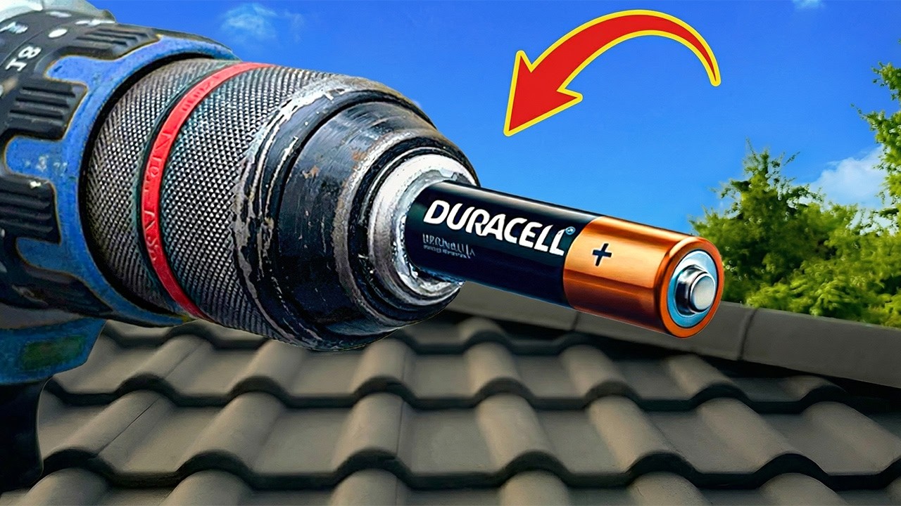 Just insert an Old Battery into the Drill! Billions of people don't know this secret!