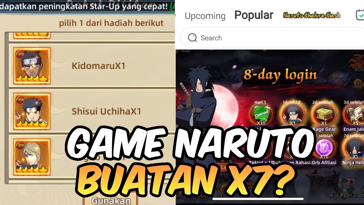 GAME NARUTO EKSLUSIF DARI X7 KAH? - Naruto Chakra Clash (x7games)