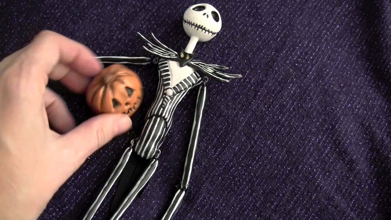 Jack Skellington Art Doll - Hand Sculpted in Apoxie Sculpt in October 2011 - by Amy DeCaro