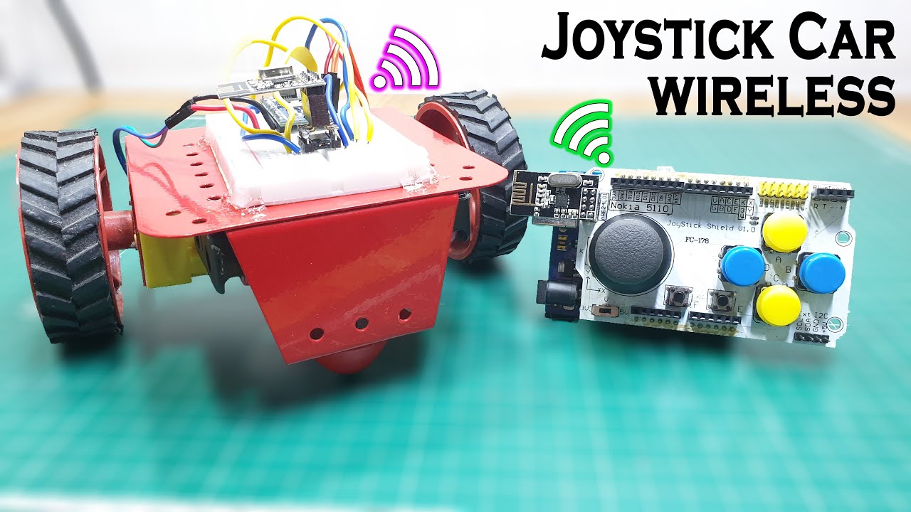 Arduino Wireless Joystick Shield Car nRF24L01 Transceiver